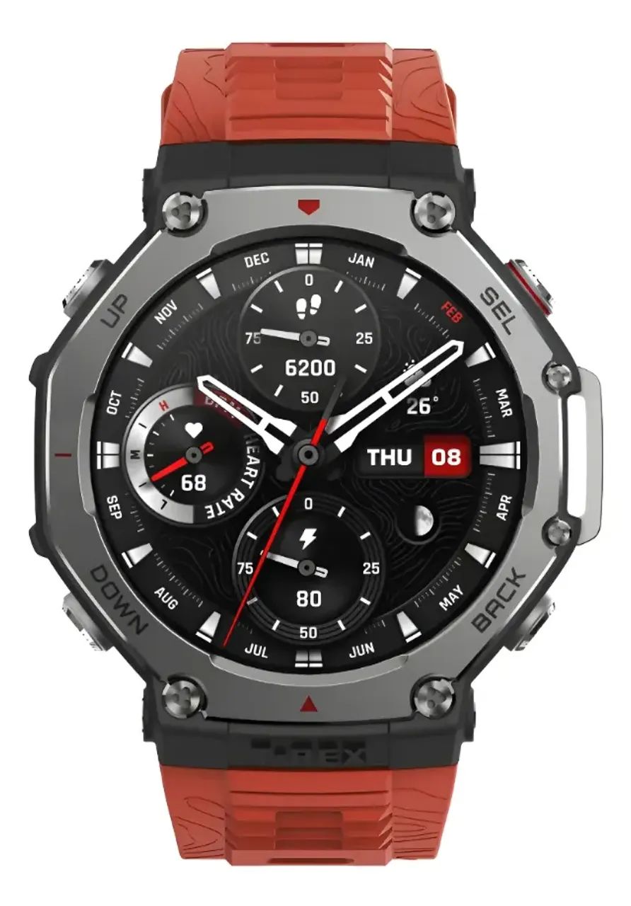 Amazfit T-Rex 3 vermelho - Foto 2