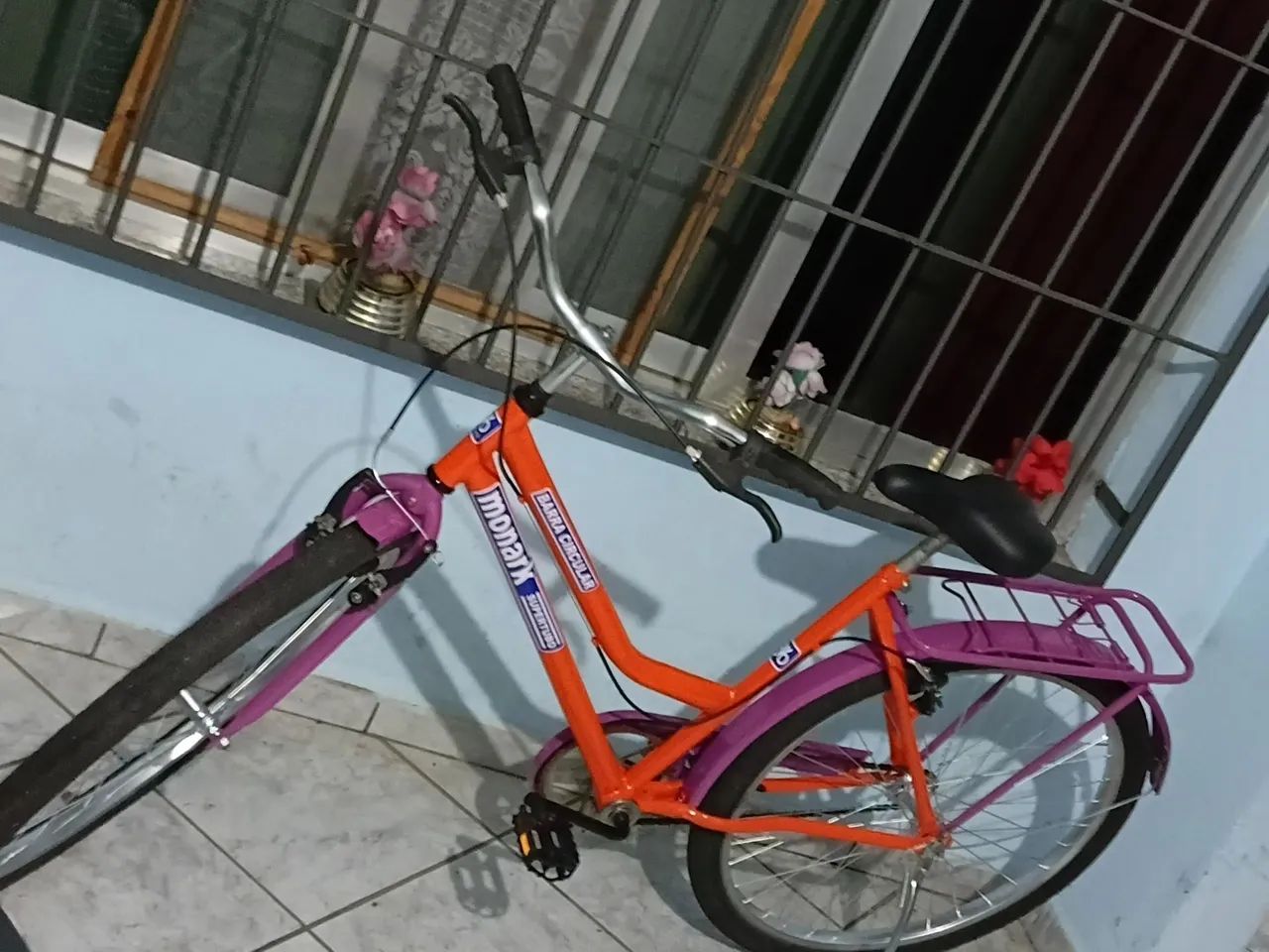 Bicicleta monark aro 26 1"1/2 toda revisada ótima pra trabalhar ou pra passeio. - Foto 4