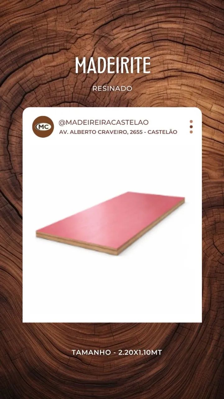 MADEIRITE RESINADO 