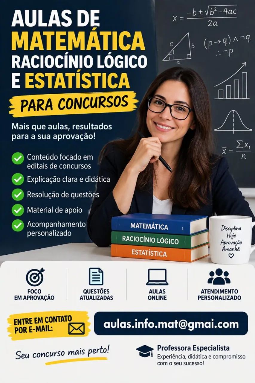 Aulas para concurso Zona Sul RJ 