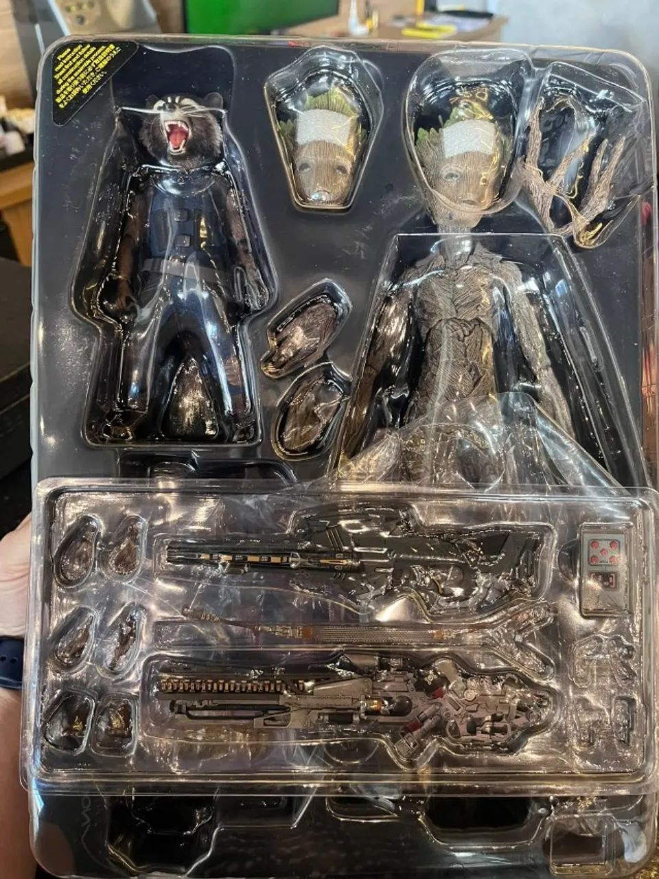 Pack Groot E Rocket  - Hot Toys Infinity War Mms476 - guardioes da galaxia marvel - Foto 5