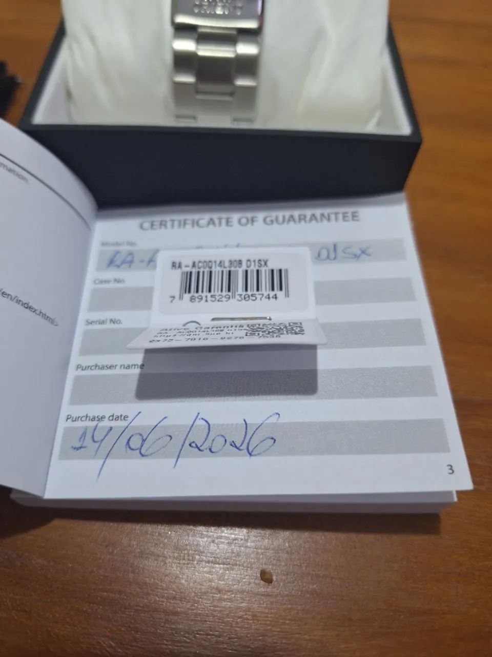 Relógio Orient Mako 40mm Automático Safira Novíssimo  - Foto 4