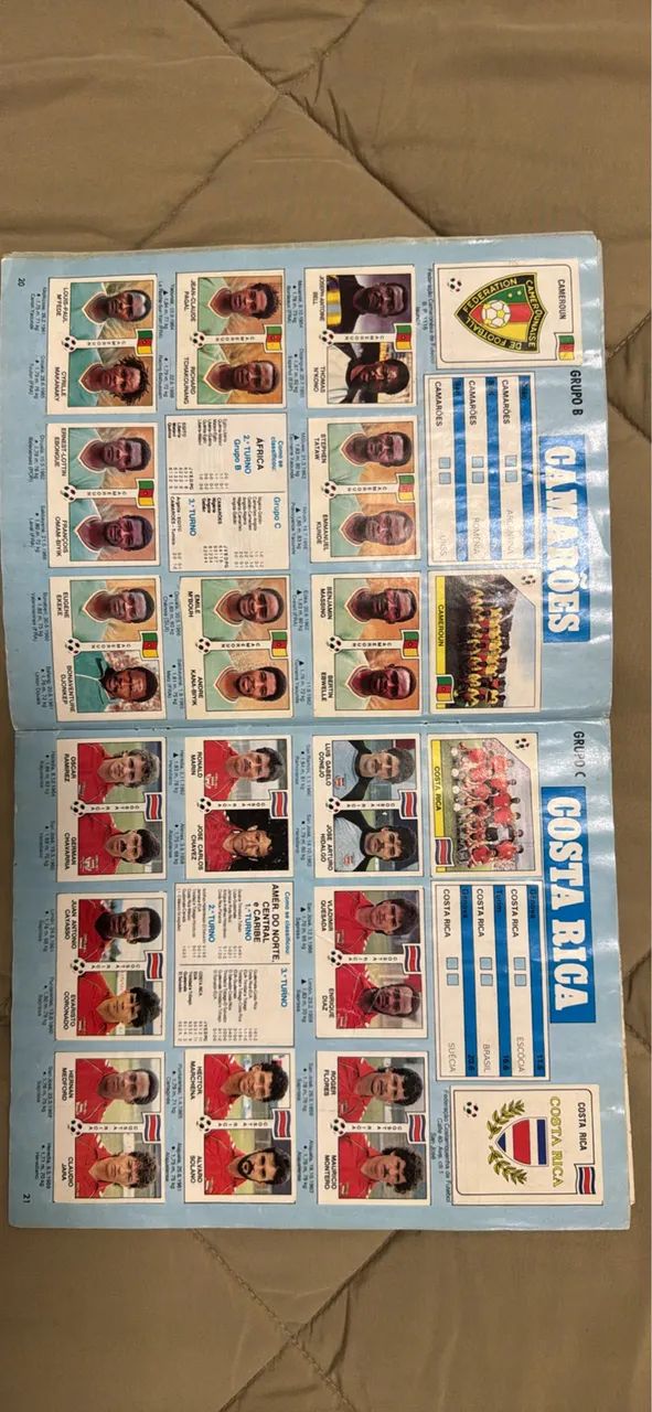 Álbum copa 1990 original da época 