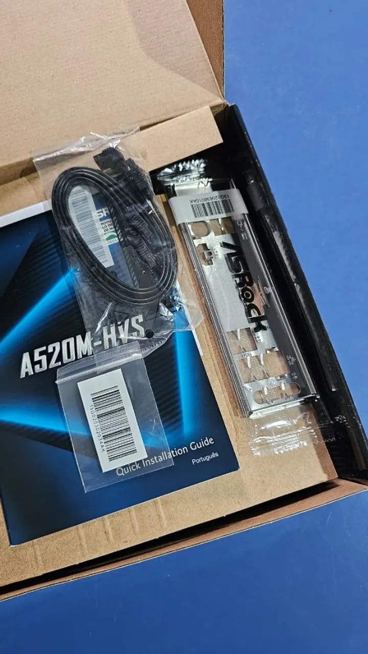Placa mãe ASROCK A520M nunca usada - Foto 3