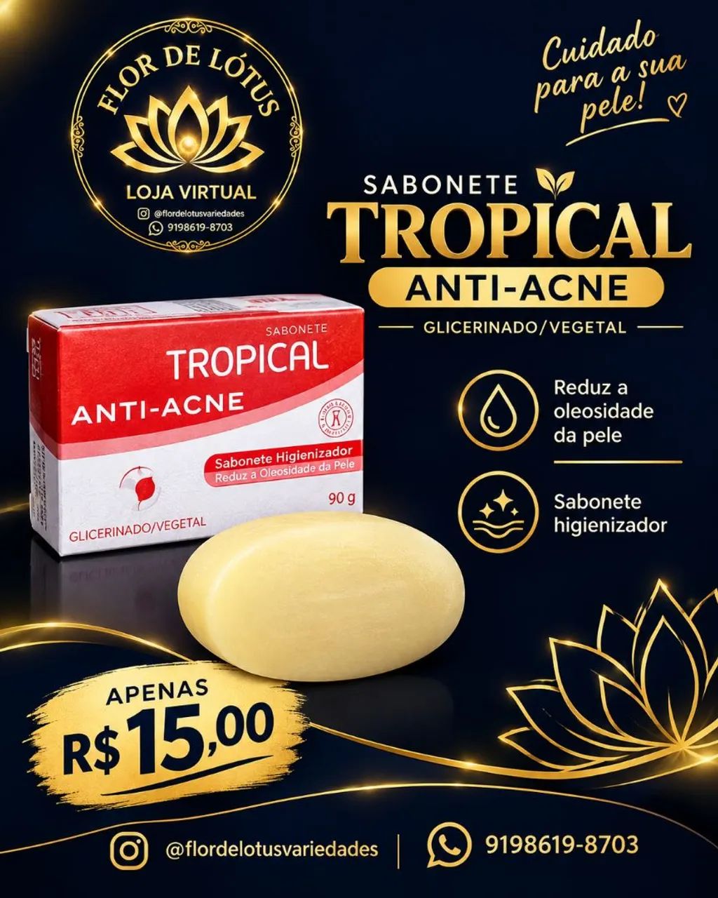 Sabonete anti acne 