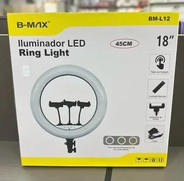 Ring Light 18 2700k A 6500k 45cm Tripé