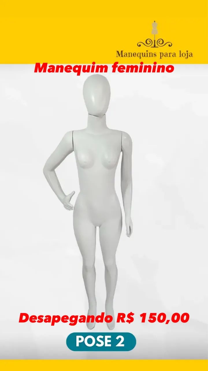 Manequim Feminino para loja 