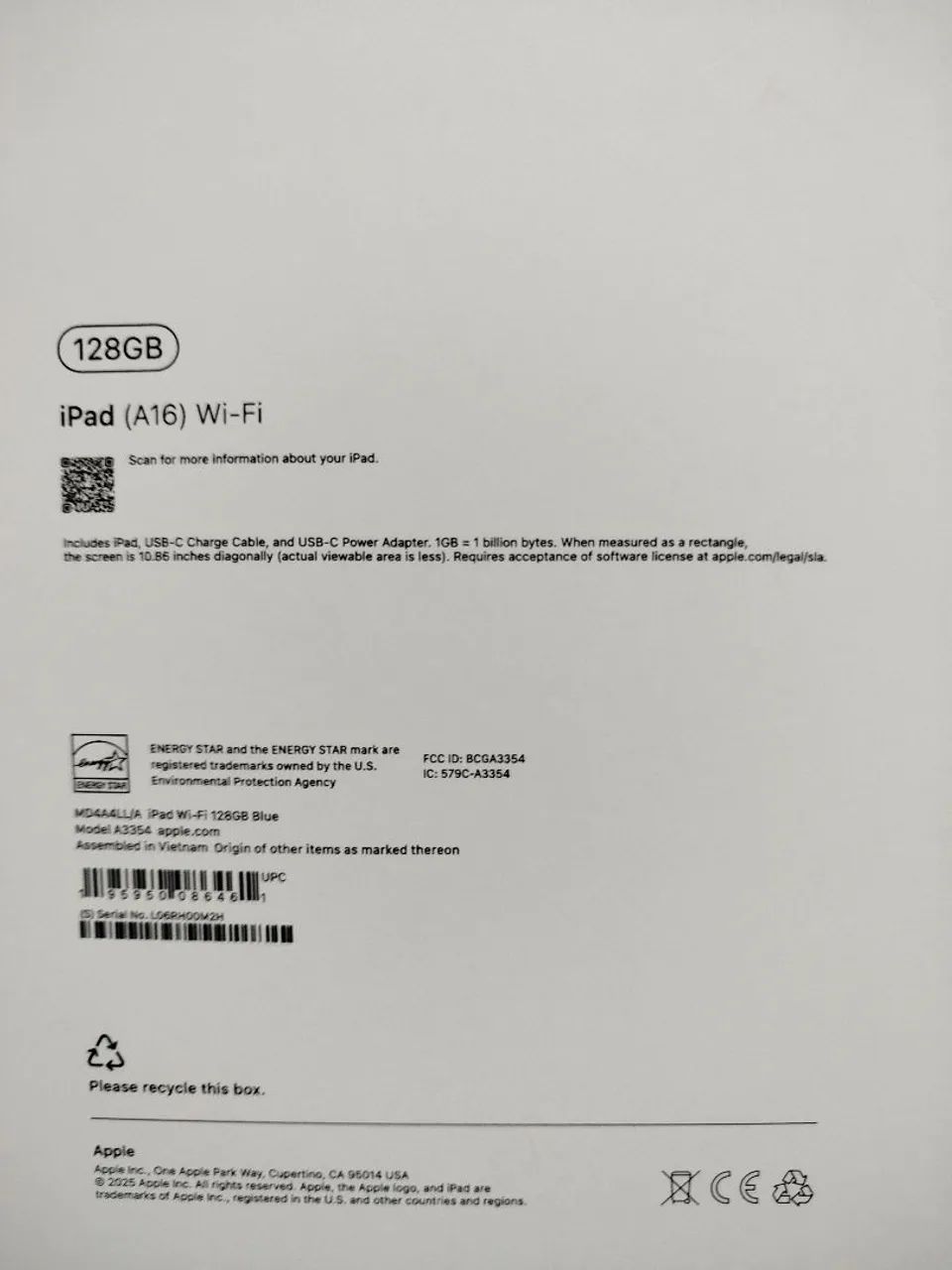 iPad a16 128gb novo - Foto 2
