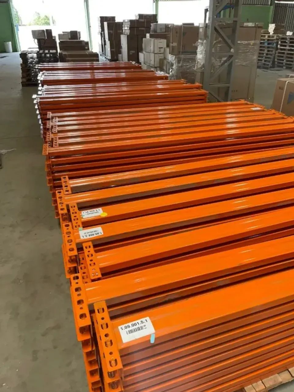 Longarinas de porta pallet