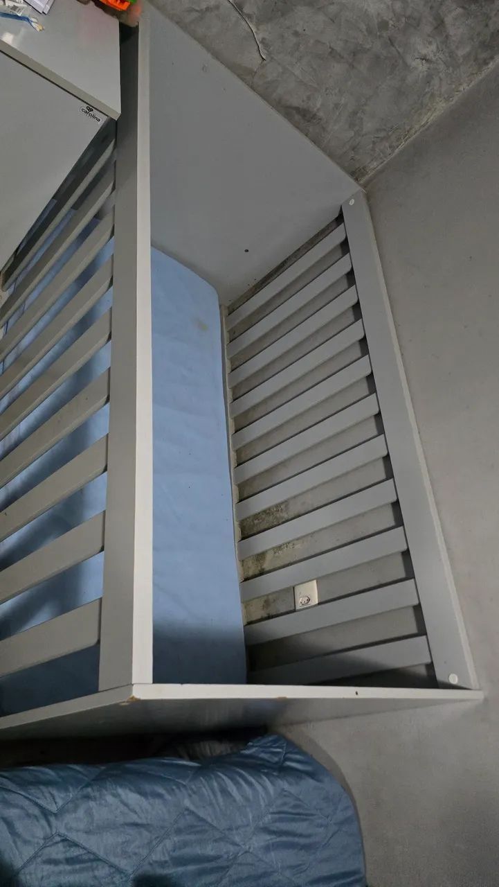 Berço cama com colchão 
