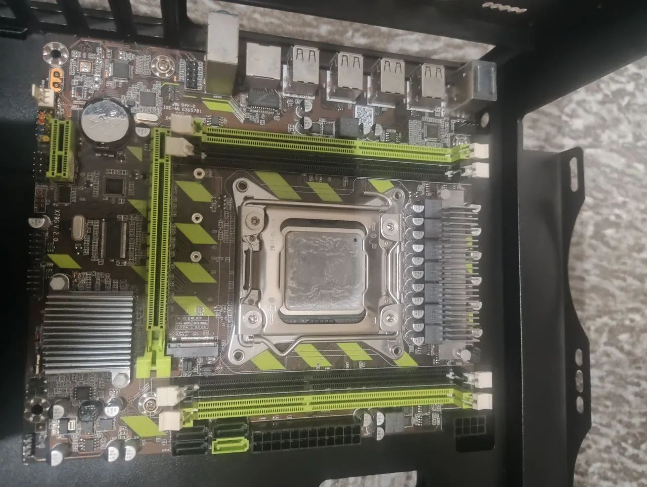 Placa mãe e Processador 