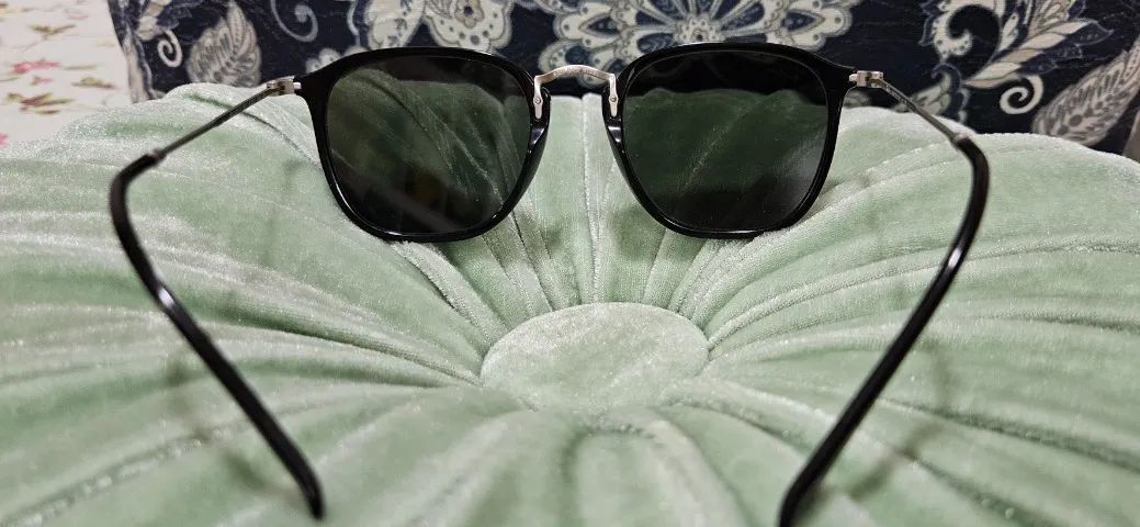 Óculos de sol Ray Ban, modelo RB2448N, cor Preto  - Foto 2