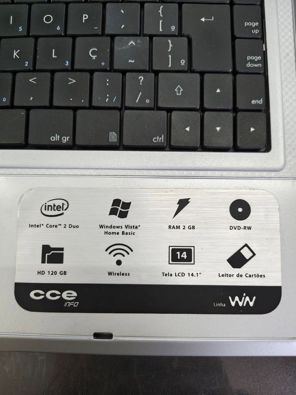 Notebook CCE Intel Core 2 Duo 2GB RAM 120GB HD  - Foto 4