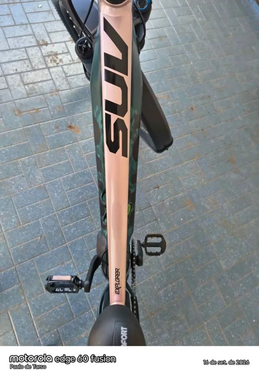 Bicicleta Elétrica Caloi E-vibe Explorer Suv 10v - Foto 3
