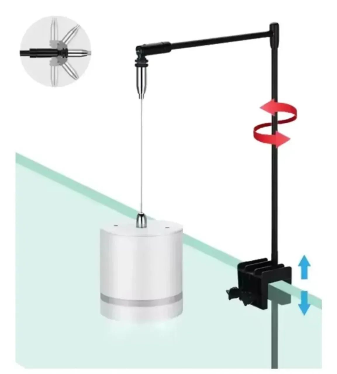 Luminária Led Aquário 16w Cob-20 127v