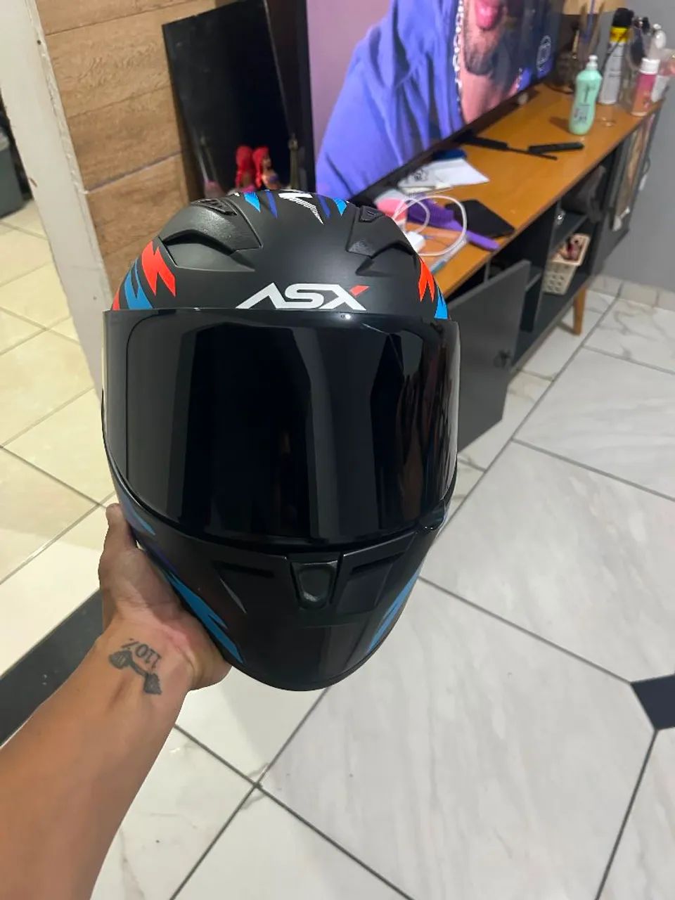 Capacete asx  - Foto 5