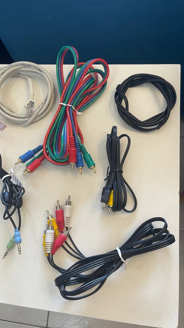 Kit - Fios e Cabos para Som ou TV  - Foto 3