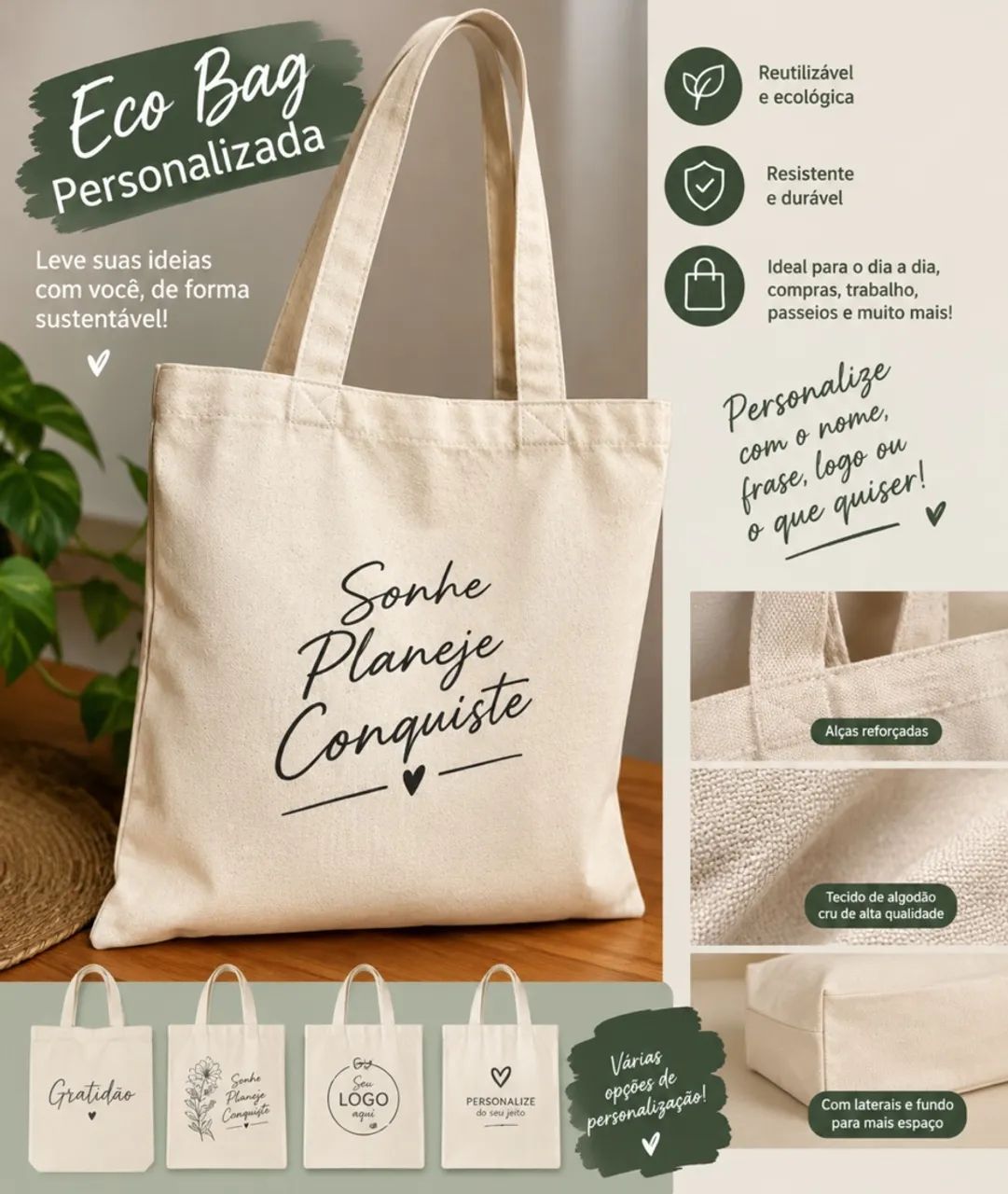 Eco bag atacado e varejo