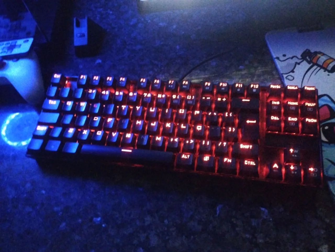 Teclado redragon kumaram red - Foto 2