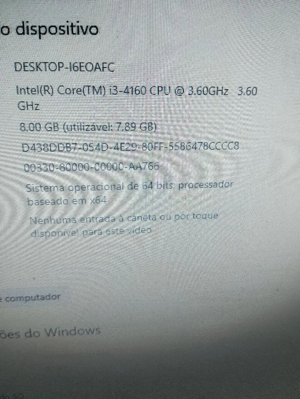 Computador completo i3 4?geração 