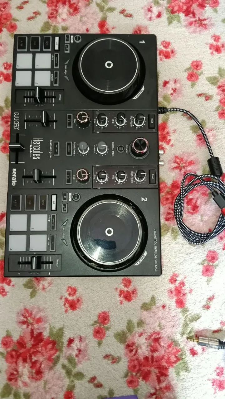 Controlador Hércules impulse 200mk2 preto  - Foto 3