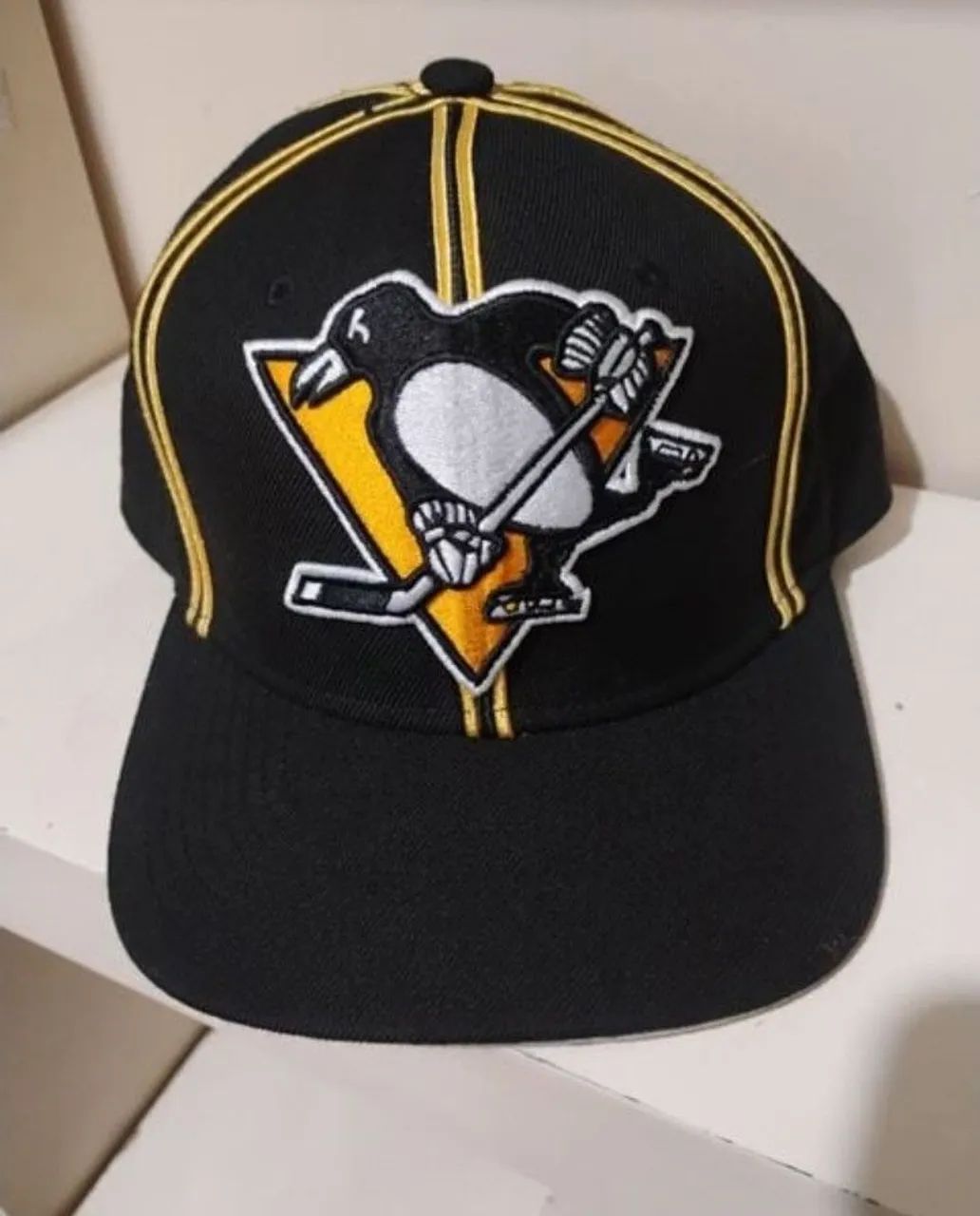 Boné Mitchell e ness antigo Pittsburgh Penguins 