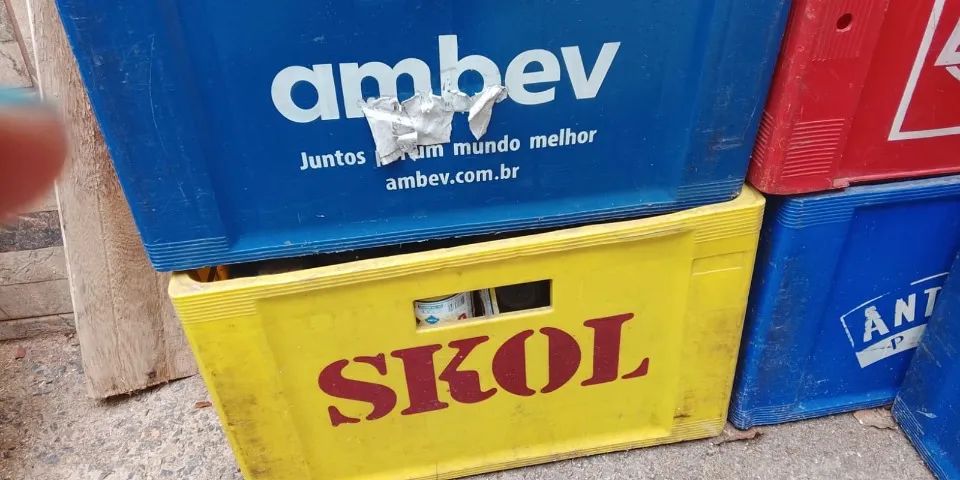 Engradados de cerveja