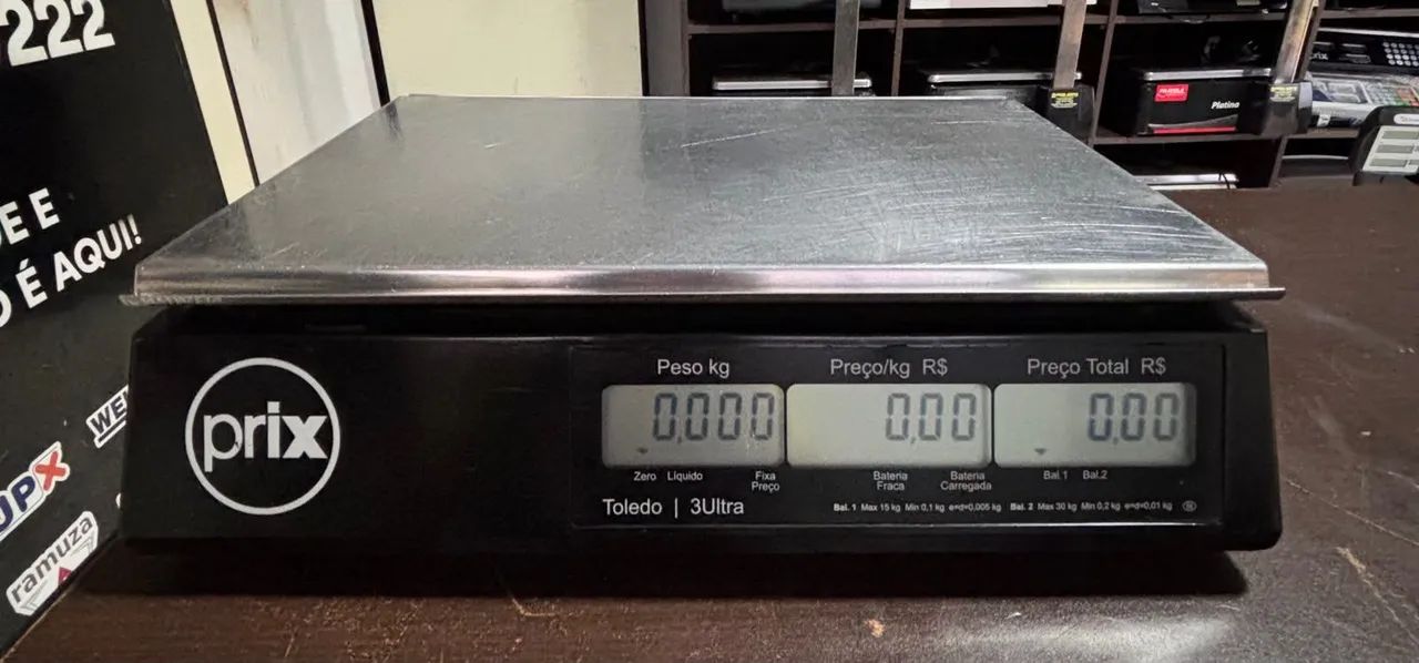 Balança Toledo 3 Ultra com bateria 30 kg - Foto 4