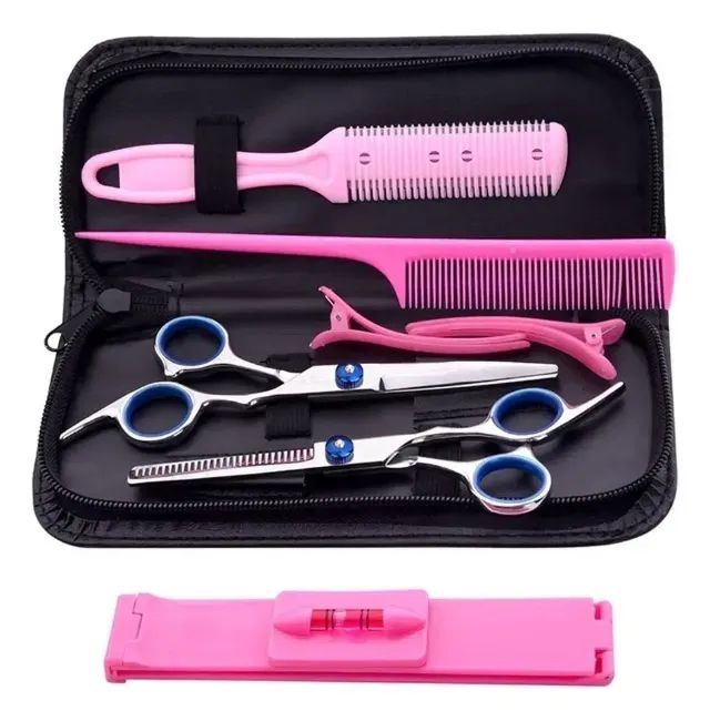 Kit Tesoura Profissional Cortar Cabelo Profissional  - Foto 4