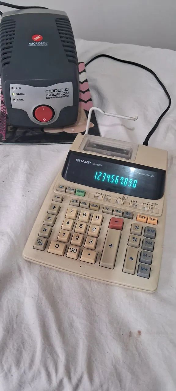 Estabilizador e calculadora  - Foto 2