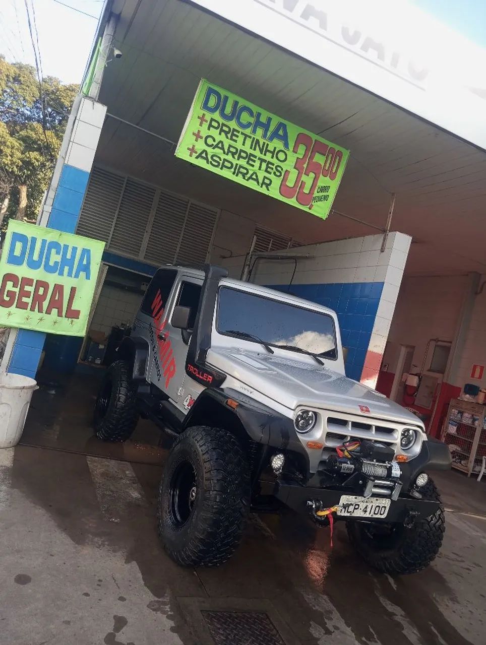 Passo Ponto Lava Jato dentro Posto