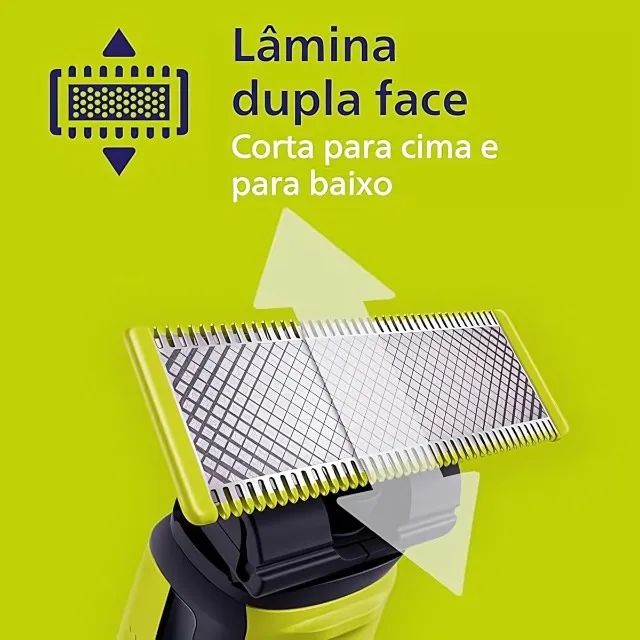 Kit 2 Lâminas de Reposição Originais Philips OneBlade QP220/51  - Foto 6