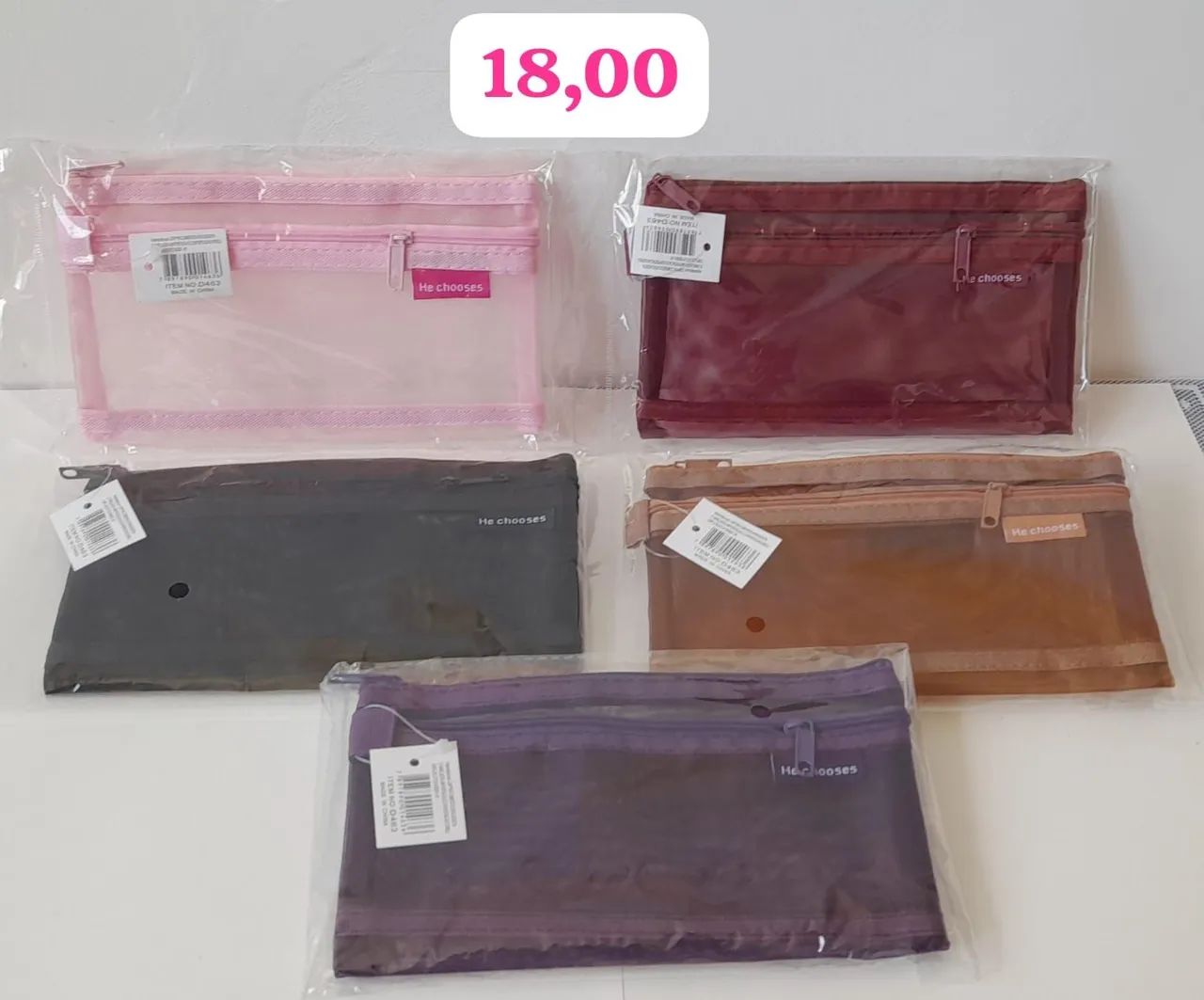 VENDO BOLSA DE MÃO COM 2 ZÍPERS