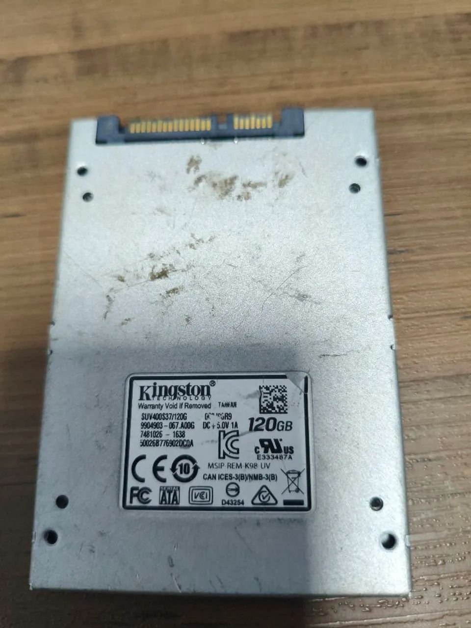 SSD Kingston UV400 120GB SATA III 2.5" - Testado e Funcionando - Foto 3