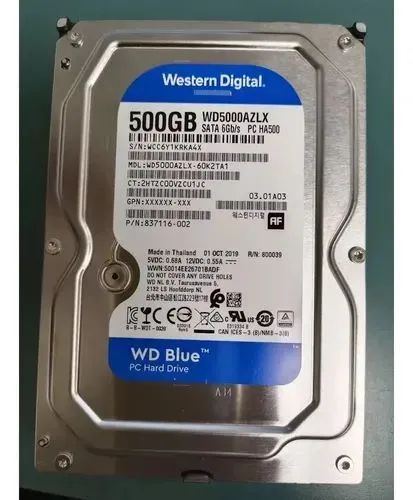 HD WD BLUE 500GB PARA PC E DVR 
