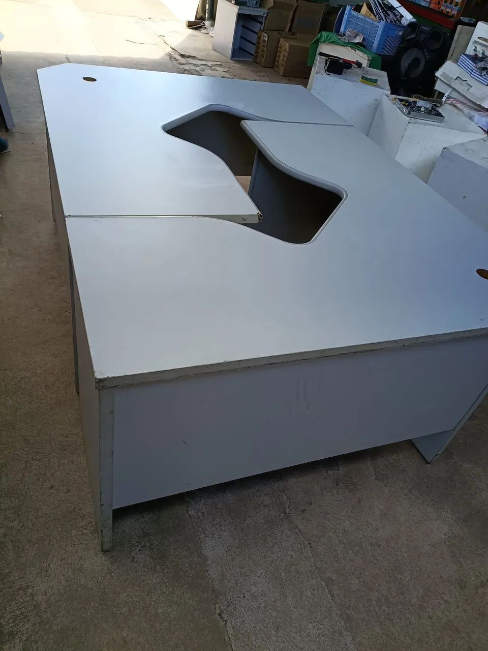 Mesa em L em Madeira  - Foto 2