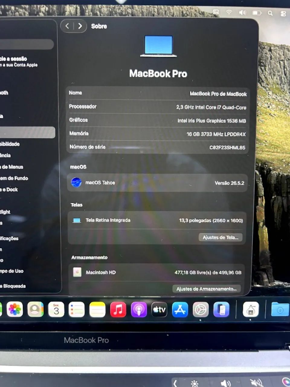 MacBook Pro 13" Intel Core i7 16Gbs RAM Tbs SSD - Foto 2