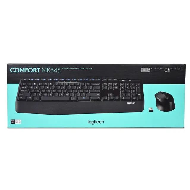 LOGITECH WIRELESS COMBO MK345 - TECLADO + MOUSE SEM FIO - Foto 4