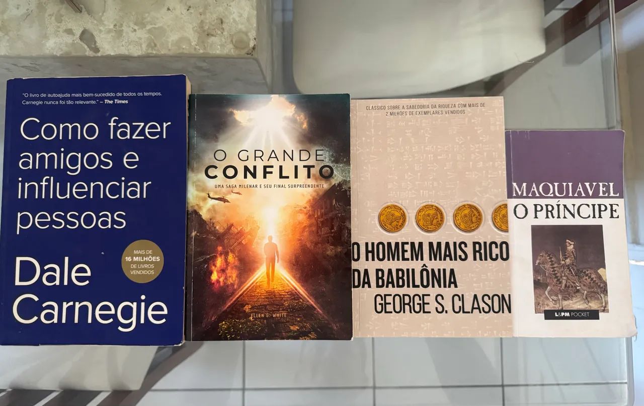 Conjunto de Livros Diversos