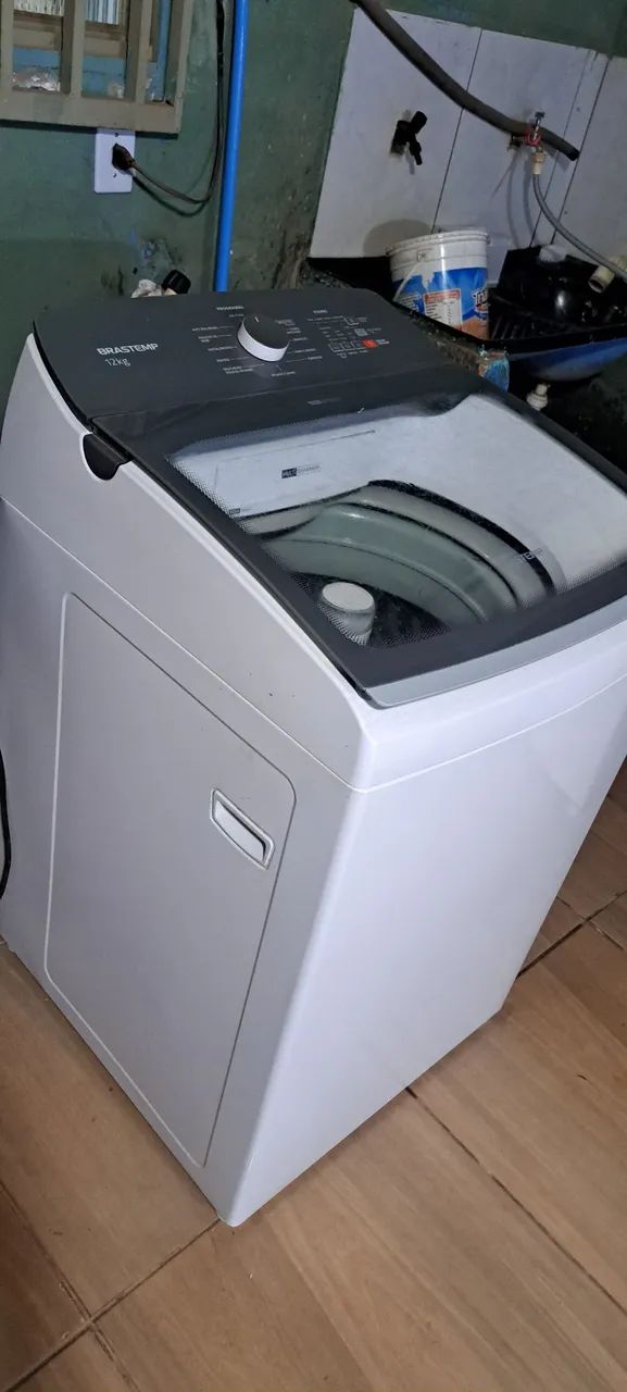 Máquina de lavar Brastemp active cesto de inox 12kg funcionando todas funções  - Foto 3