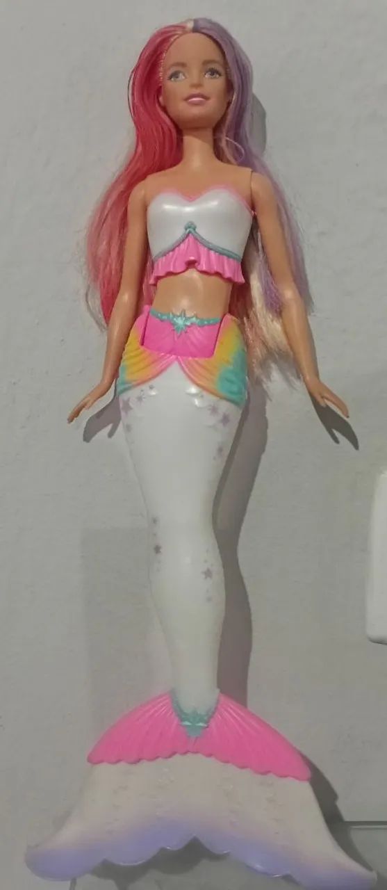 Boneca barbie sereia usada  - Foto 2