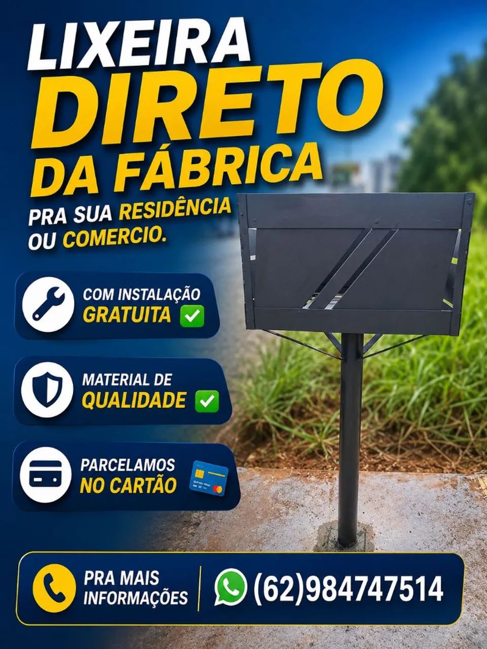 LIXEIRA REFORÇADA 