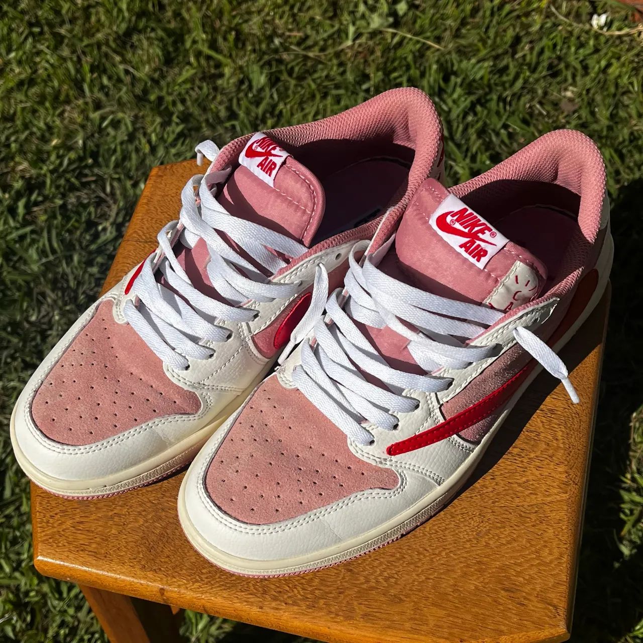 Nike Travis Scott AJ1 Rosa Pink - Foto 2