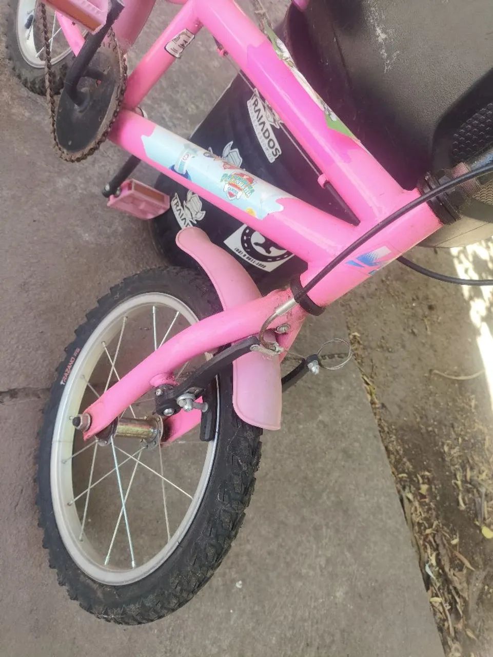 Bicicleta infantil menina Aro 16 ( usada ) - Foto 2