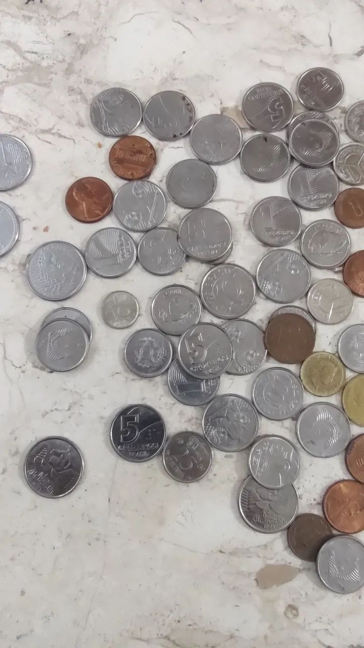 MOEDAS ANTIGAS ALGUMAS DE PRATA  - Foto 3