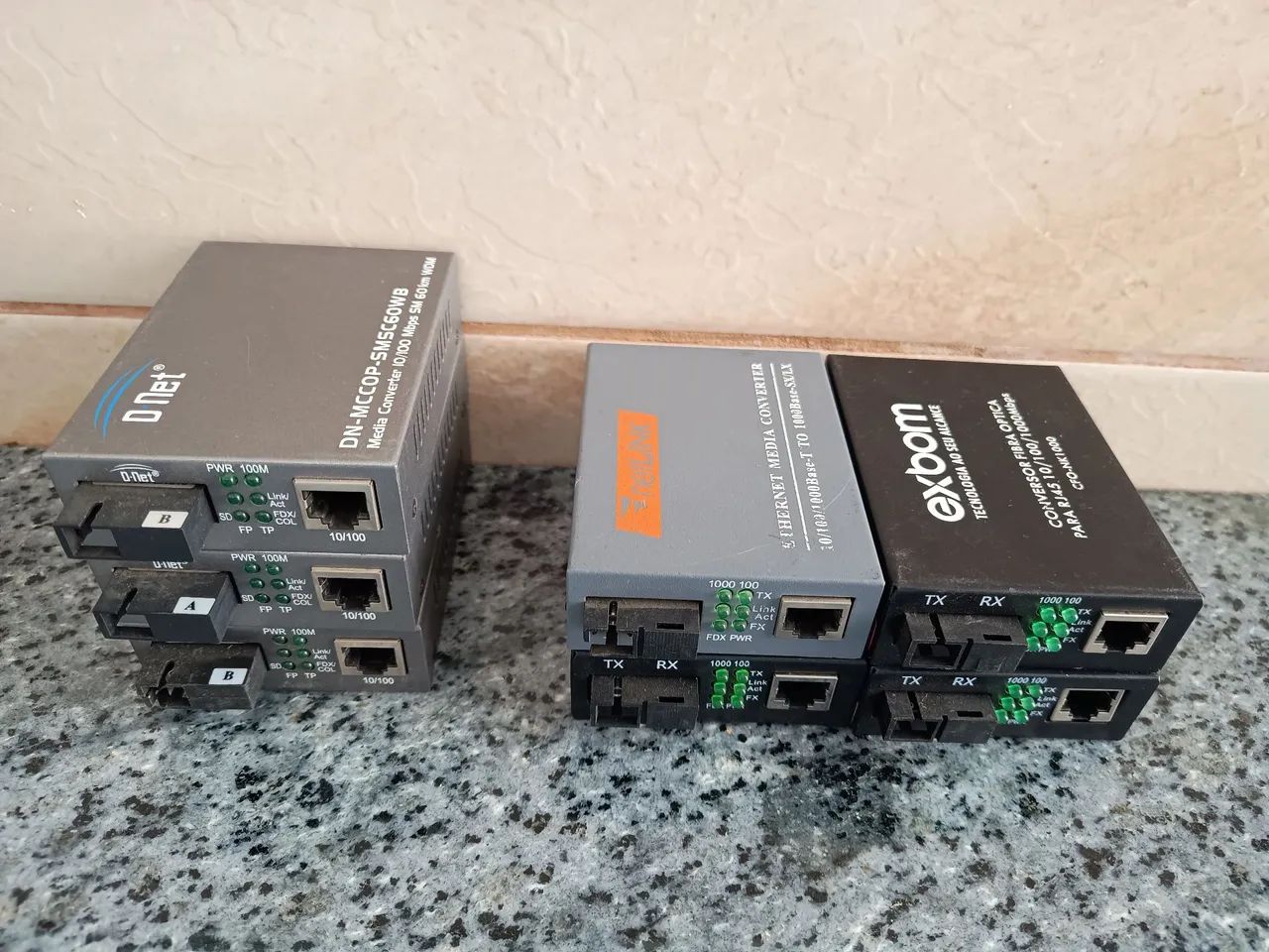 Vendo lote de Conversores De Mídia Fibra Óptica, todos funcionando. Leia. - Foto 5