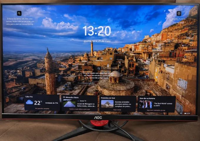 MONITOR AOC 24" MUITO NOVO COM PREÇO BAIXO