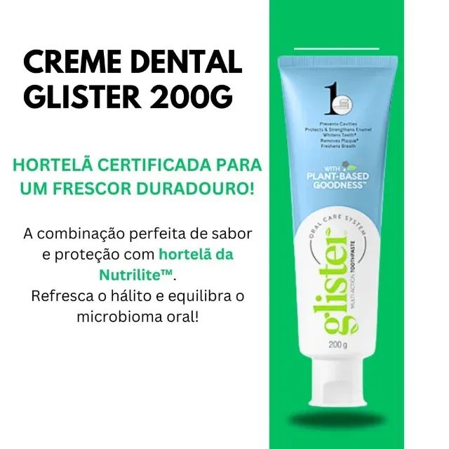 Pasta De Dente Glister 200g - Creme Dental - Foto 4