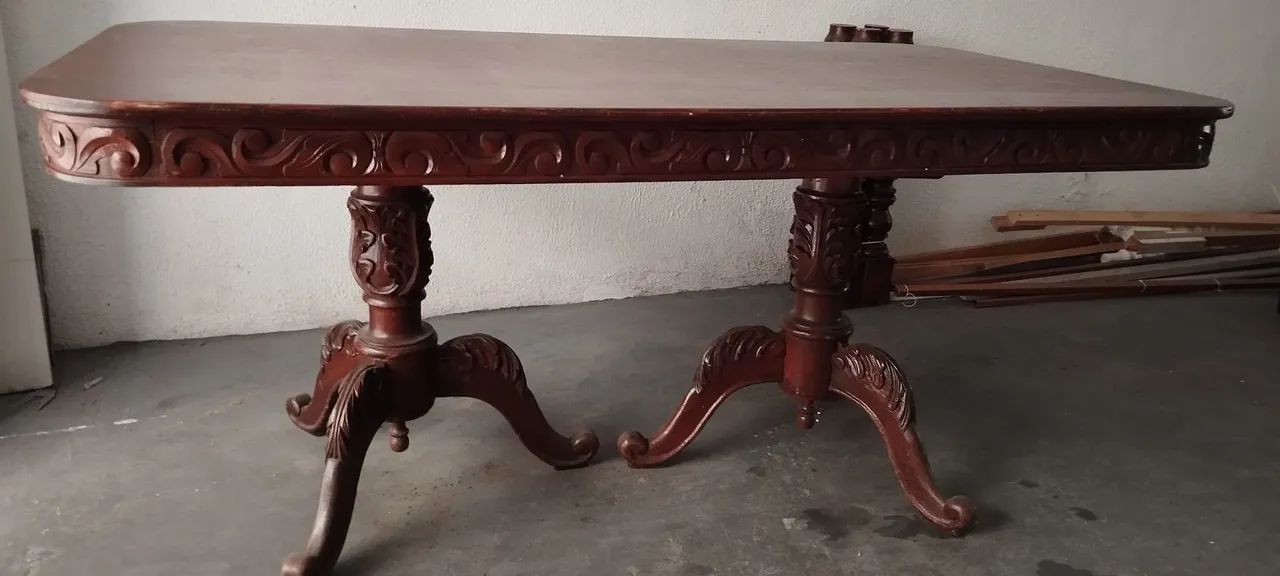 Mesa estilo colonial retangular  - Foto 4