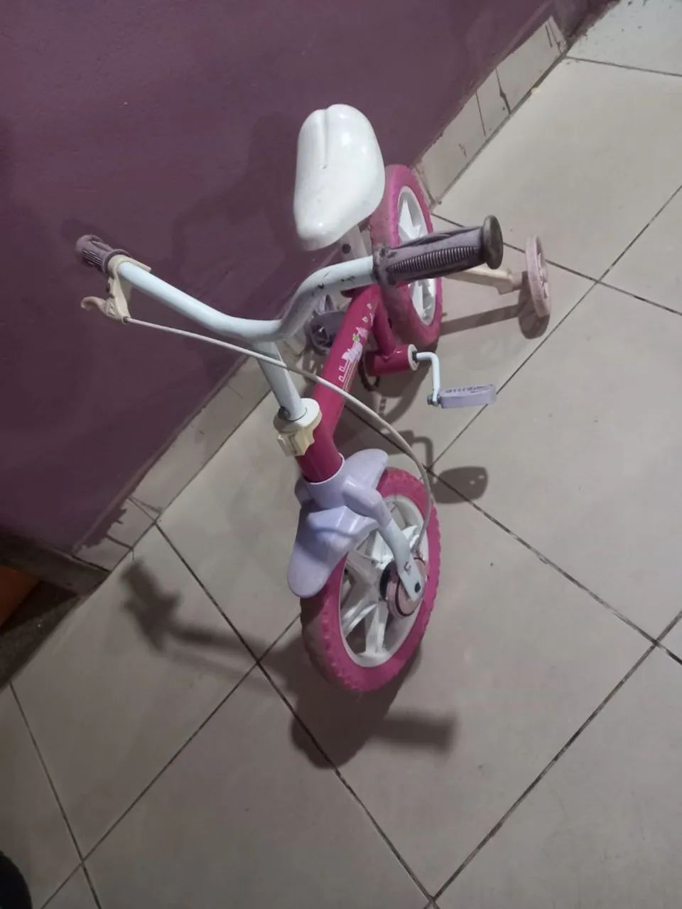 Bicicleta aro 12 feminina com rodinha 